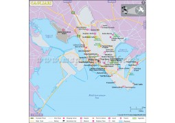 Cagliari City Map - Digital File