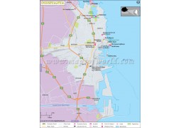 Constanta City Map - Digital File