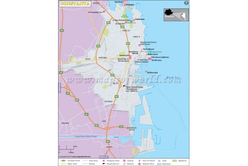 Constanta City Map
