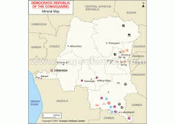 Dr Congo Mineral Map - Digital File
