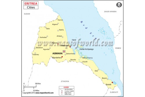 Eritrea Major Cities