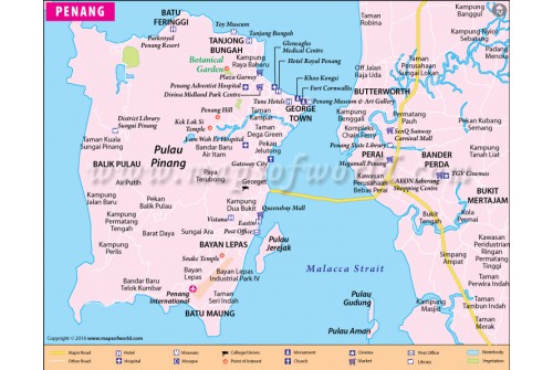 Penang City Map