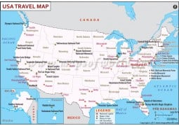 US Travel Map - Digital File