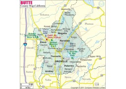 Butte County Map - Digital File