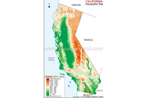 California Topo Map