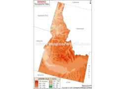 Idaho Topographic Map - Digital File