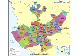 Jalisco Map - Digital File