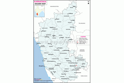 Karnataka Rail Map