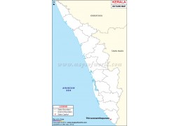 Kerala Outline Map - Digital File