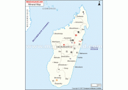 Madagascar Mineral Map - Digital File