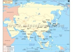 Major Cities in Asia - Digital File