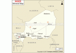 Niger Mineral Map - Digital File