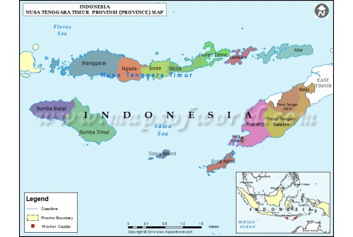 Nusa Tenggara Timur Map