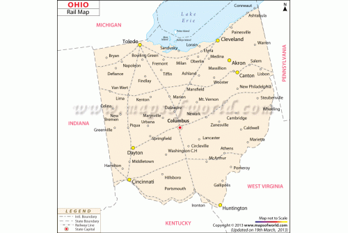 Ohio Rail Map
