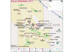 Palm Springs City Map - Digital File