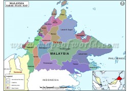 Sabah Map - Digital File