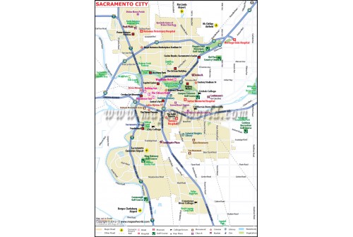 Sacramento City Map