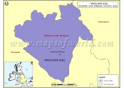 Telford and Wrekin Map - Digital File