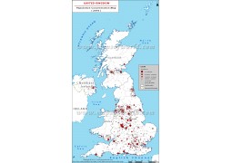 UK Population Map - Digital File