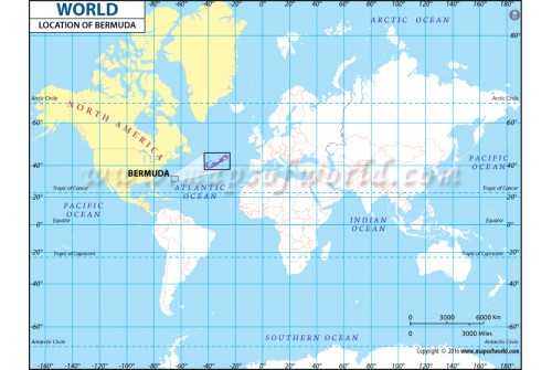 Bermuda Location Map
