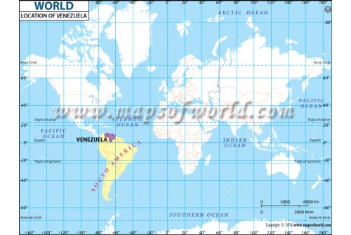 Venezuela Location Map