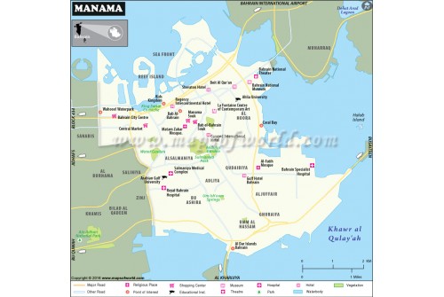 Manama Map