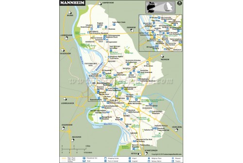 Mannheim City Map