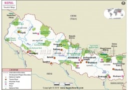 Nepal Tourist Map