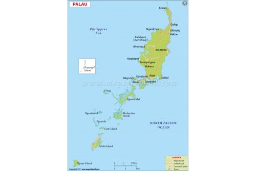 Palau Map