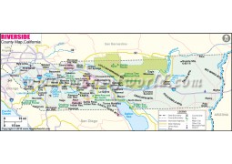 Riverside County Map - Digital File