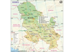 Serbia Map - Digital File