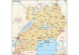 Uganda Map - Digital File