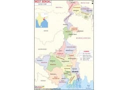 West Bengal Map - Digital File