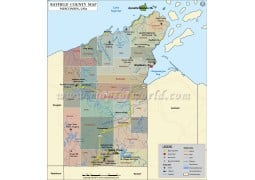 Bayfield County Map - Digital File