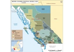 British Columbia Map, Canada - Digital File