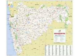 Maharashtra Large Map - Digital File