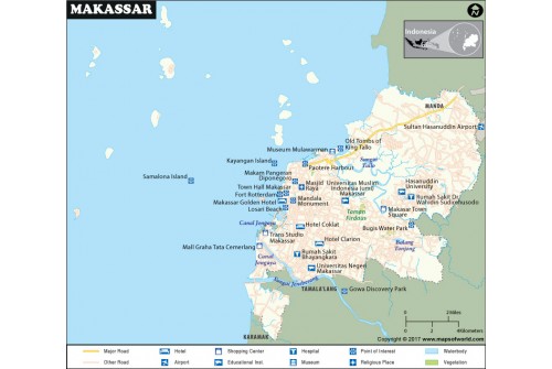 Makassar City Map