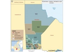 Map of Manitoba Province - Digital File