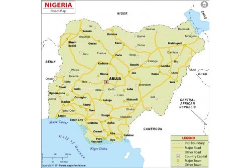 Nigeria Road Map