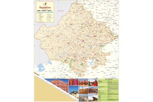 Rajasthan Large Map