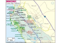 Monterey County Map - Digital File