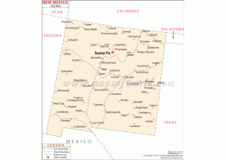 New Mexico Rail Map - Digital File