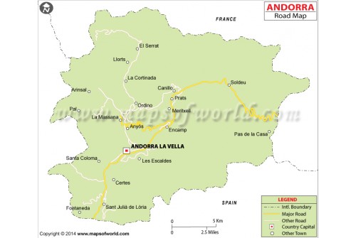 Andorra Road Map
