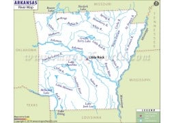 Arkansas River Map - Digital File