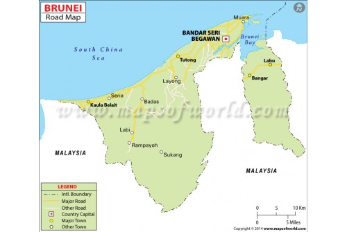 Brunei Road Map