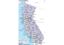 California State Map - Digital File