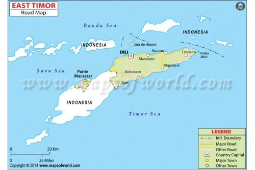 East Timor Road Map
