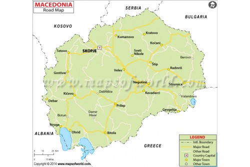 Macedonia Road Map