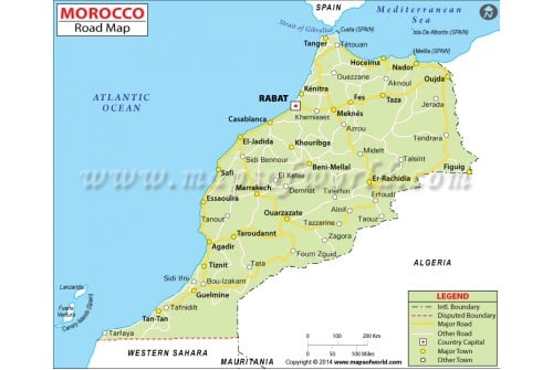 Morocco Road Map