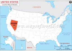 Nevada Location Map - Digital File